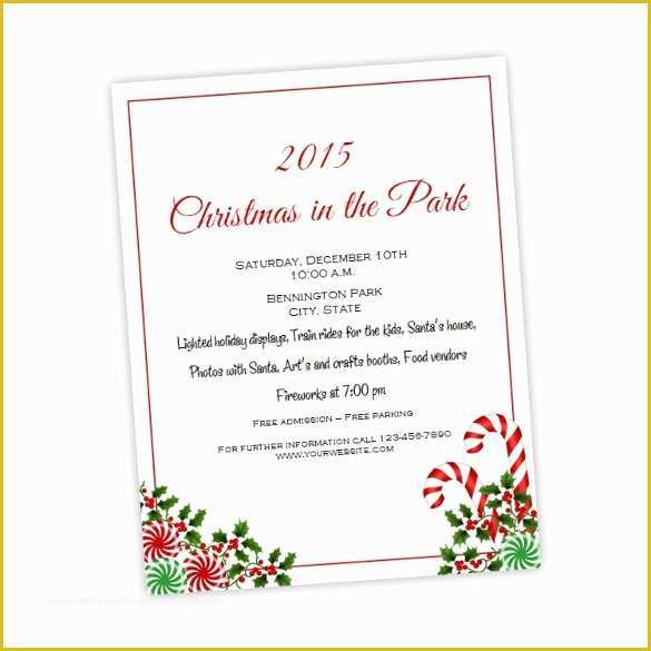 Free Printable Holiday Flyer Templates Of Amazing Holiday Party Flyer Templates 21 Download