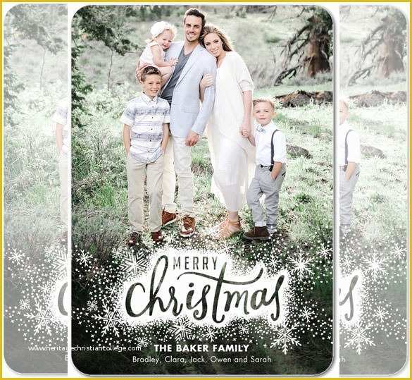 Free Printable Holiday Photo Card Templates Of 150 Christmas Card Templates – Free Psd Eps Vector Ai