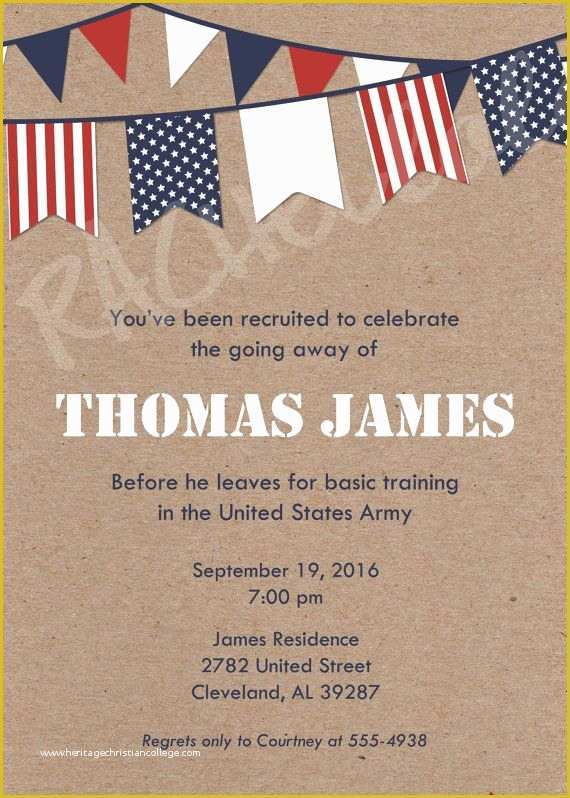 Free Printable Invitation Templates Going Away Party Of 14 Best Army Going Away Invitations Images On Pinterest