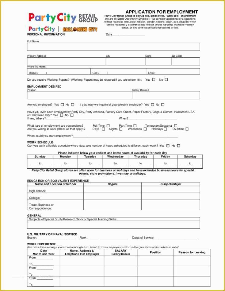 Free Printable Job Application Template Of Free Printable Job Application form Template Uk Job