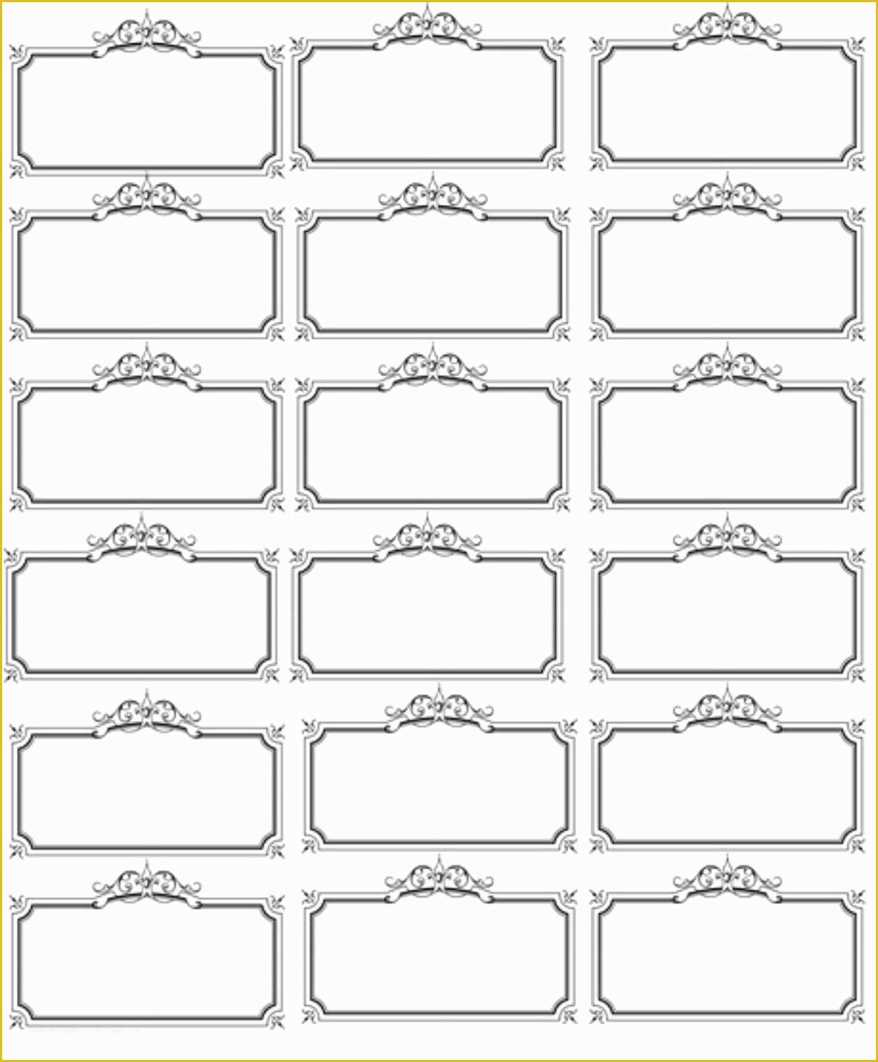 Printable Label Templates Free