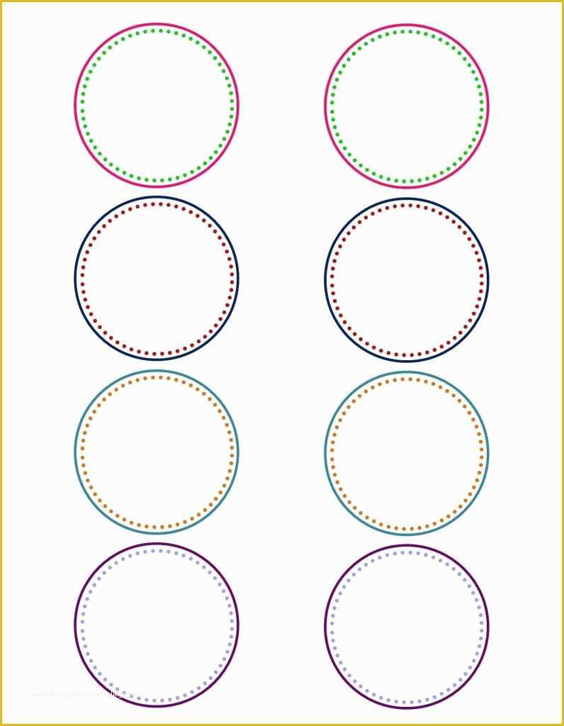 Free Printable Label Templates Of Round Labels On Pinterest