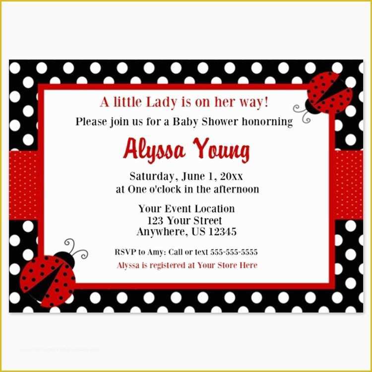 Free Printable Ladybug Baby Shower Invitations Templates Of Ladybug Baby Shower Invitations Cheap Yourweek A5ce1eeca25e