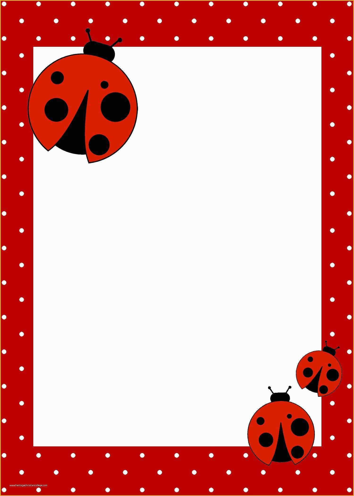 Free Printable Ladybug Baby Shower Invitations Templates Of Ladybug Birthday Invitations On Pinterest
