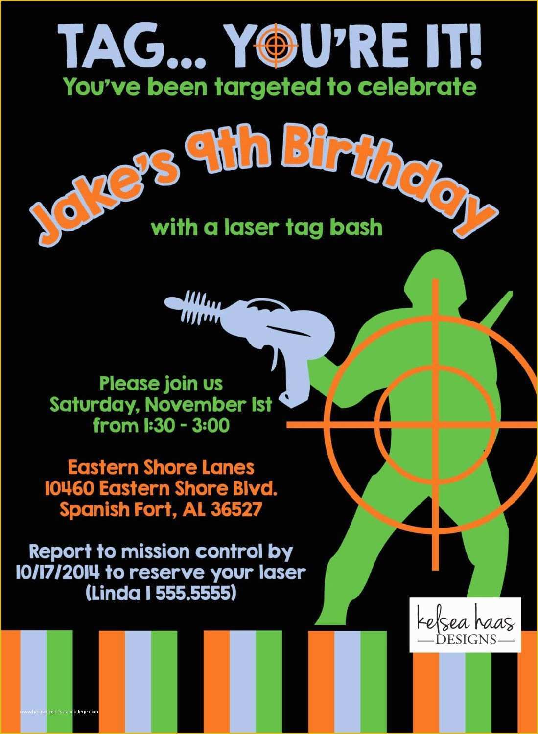 Free Printable Laser Tag Invitation Template Of Laser Tag Invitation Digital Printable Diy Laser Tag