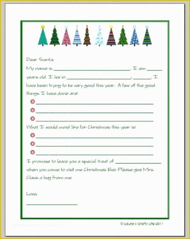 Free Printable Letter From Santa Word Template Of 20 Free Printable Letters to Santa Templates Spaceships