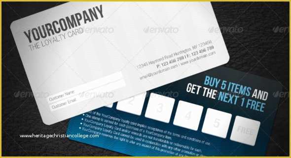 Free Printable Loyalty Card Template Of Loyalty Card Template 12 Great Designs to Use now