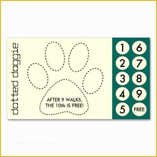 Free Printable Loyalty Card Template Of Punch Card Template