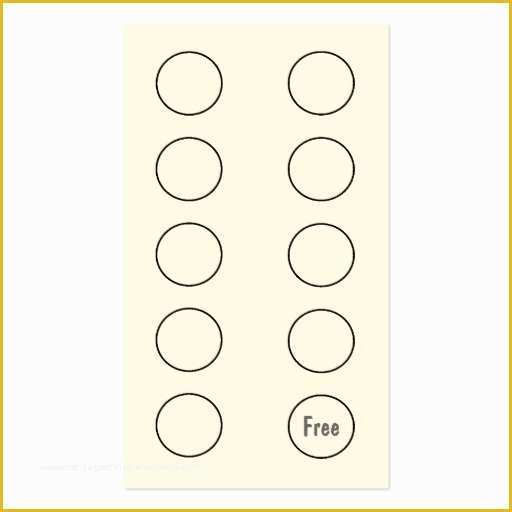 Free Printable Loyalty Card Template Of Punch Card Template