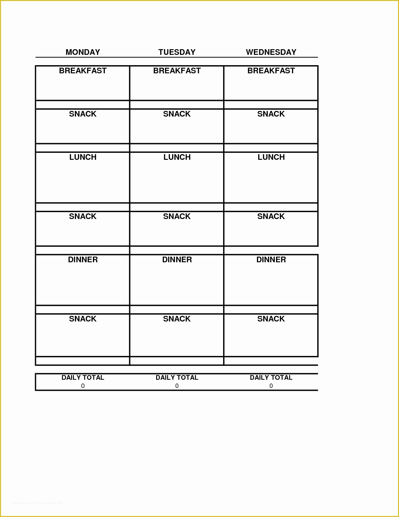 Free Printable Lunch Menu Template Of 6 Best Of Printable Blank Menu Sheets Breakfast