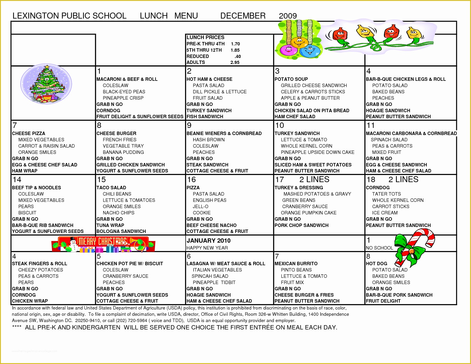 Free Printable Lunch Menu Template Of 7 Best Of School Menu Template Printable School
