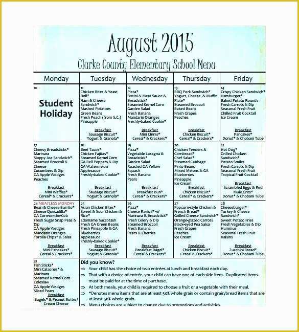 Free Printable Lunch Menu Template Of Aboriginal Seasonal Calendar Template Colorful Wall Page