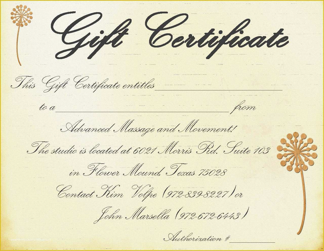 Free Printable Massage Gift Certificate Templates Of Free Printable Gift Certificate Templates for Massage