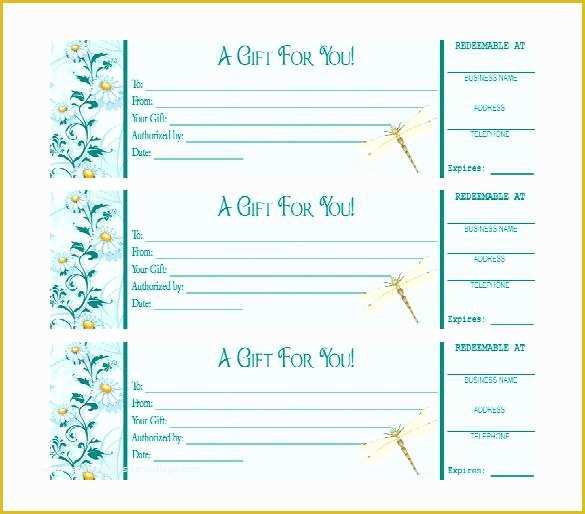 Free Printable Massage Gift Certificate Templates Of Printable Voucher Template – Template Gbooks