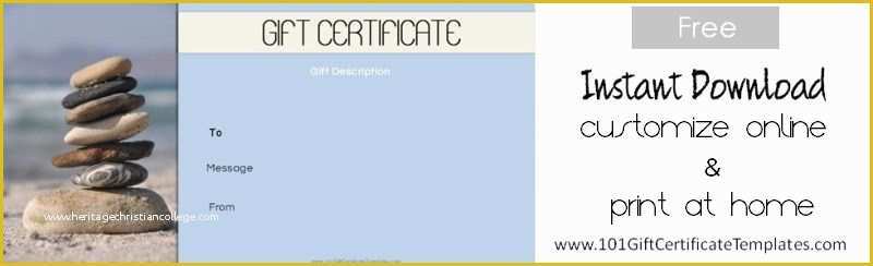 Free Printable Massage Gift Certificate Templates Of Spa Gift Certificates