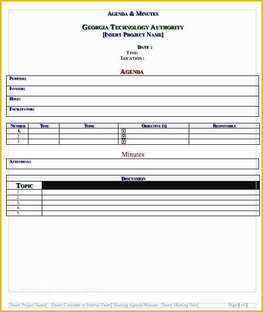 Free Printable Meeting Minutes Template Of 20 Handy Meeting Minutes & Meeting Notes Templates