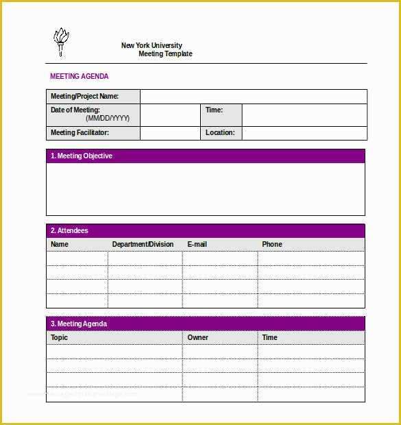 Free Printable Meeting Minutes Template Of 9 10 Minutes Of Meeting Templates In Word