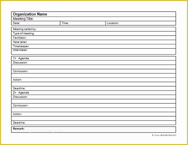 Free Printable Meeting Minutes Template Of Business Meeting Minutes Template Free Printable Templates