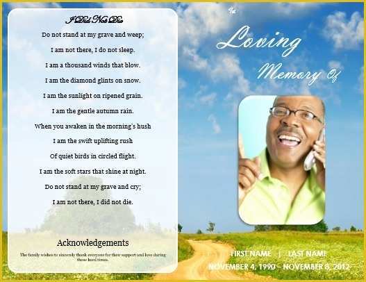 Free Printable Memorial Card Template Of 1000 Images About Printable Funeral Program Templates On