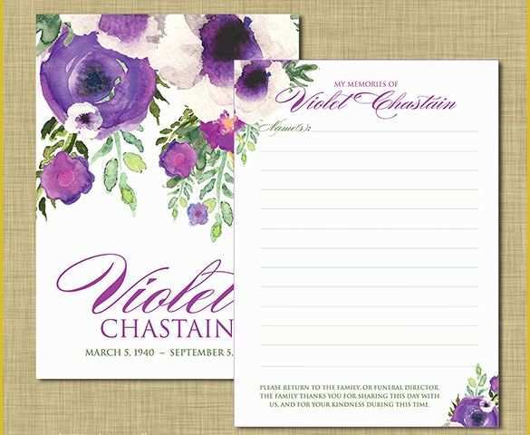 Free Printable Memorial Card Template Of Funeral Obituary Template 25 Free Word Excel Pdf Psd