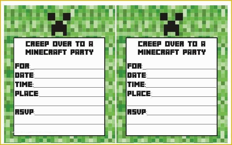 minecraft-birthday-party-minecraft-party-invitations-minecraft-birthday-minecraft-invitations