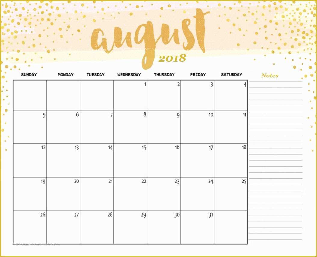 Free Printable Monthly Calendar Templates 2018 Of Free Printable 2018 Desk Calendar