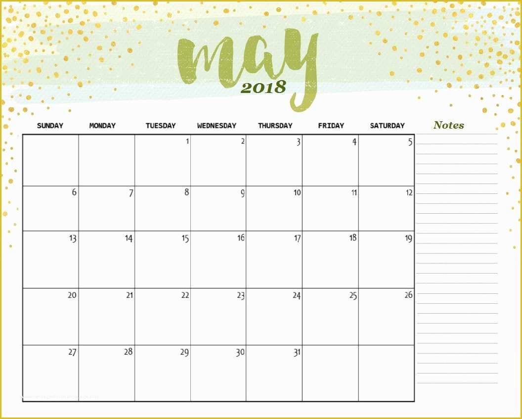 Free Printable Monthly Calendar Templates 2018 Of Free Printable 2018 Desk Calendar