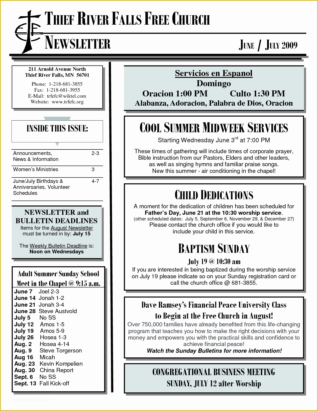 Free Printable Newsletter Templates for Church Of 8 Best Of Church Newsletter format Youth Church