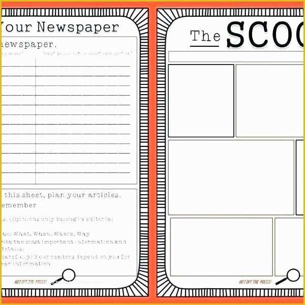 Free Printable Newspaper Templates for Students Of Blank Newspaper Template Printable 2018 Cialisvbsfo