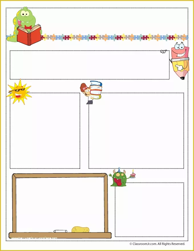 Free Printable Newspaper Templates for Students Of Teacher Newsletter Templates