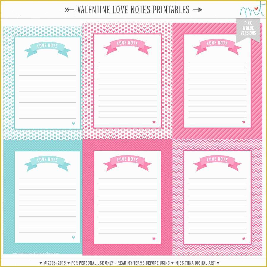 Free Printable Note Cards Template Of 14 Days Of Free Valentine’s Printables Day 3
