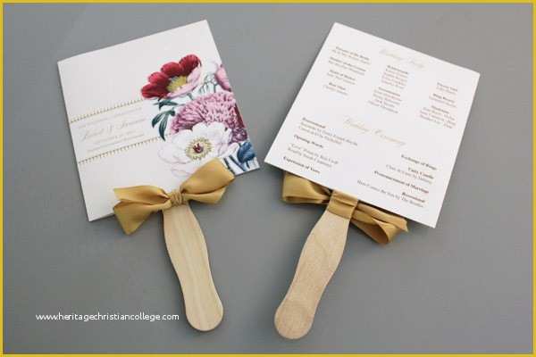 Free Printable Paddle Fan Template Of A Round Up Of Free Wedding Fan Programs B Lovely events