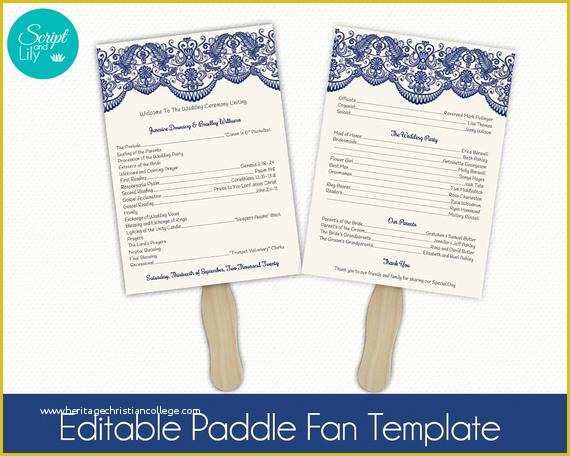 Free Printable Paddle Fan Template Of Items Similar to Ivory Navy Blue