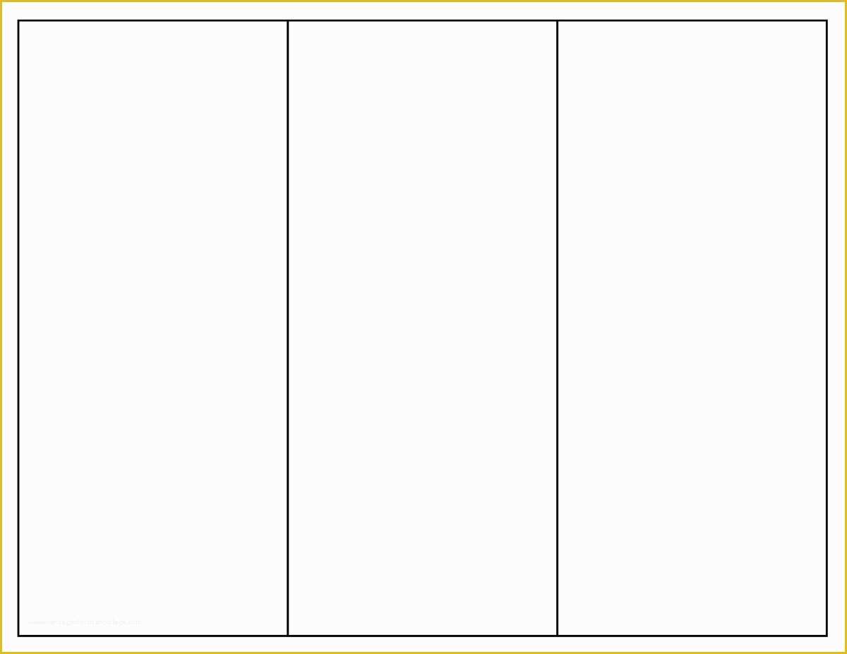 Free Printable Pamphlet Template Of Blank Brochure Templates