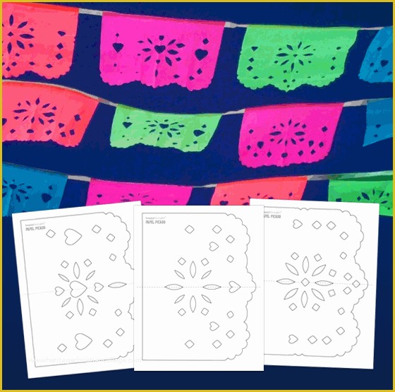 Free Printable Papel Picado Template Of Easy Diy Papel Picado Templates Printable Craft Ideas for