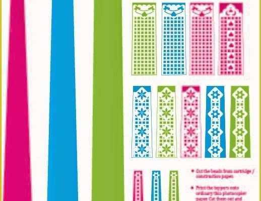 Free Printable Papel Picado Template Of Papel Picado Printable Paper Beads