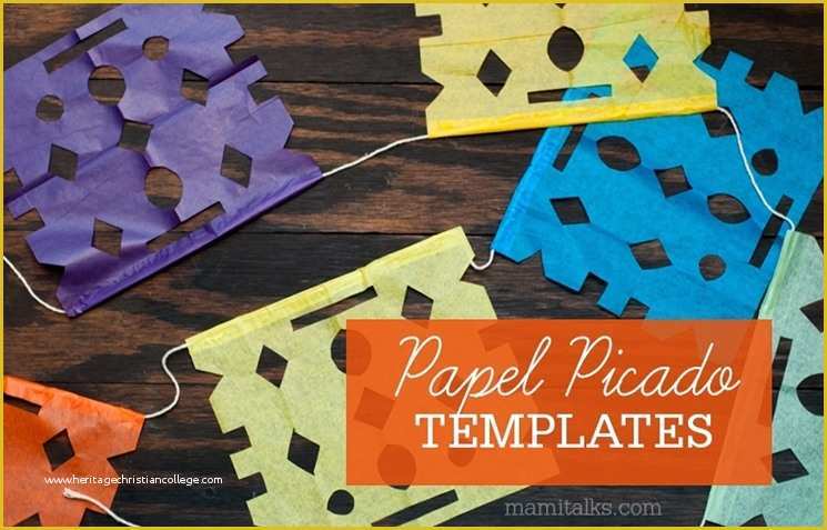 Free Printable Papel Picado Template Of Papel Picado Templates Mami Talks™
