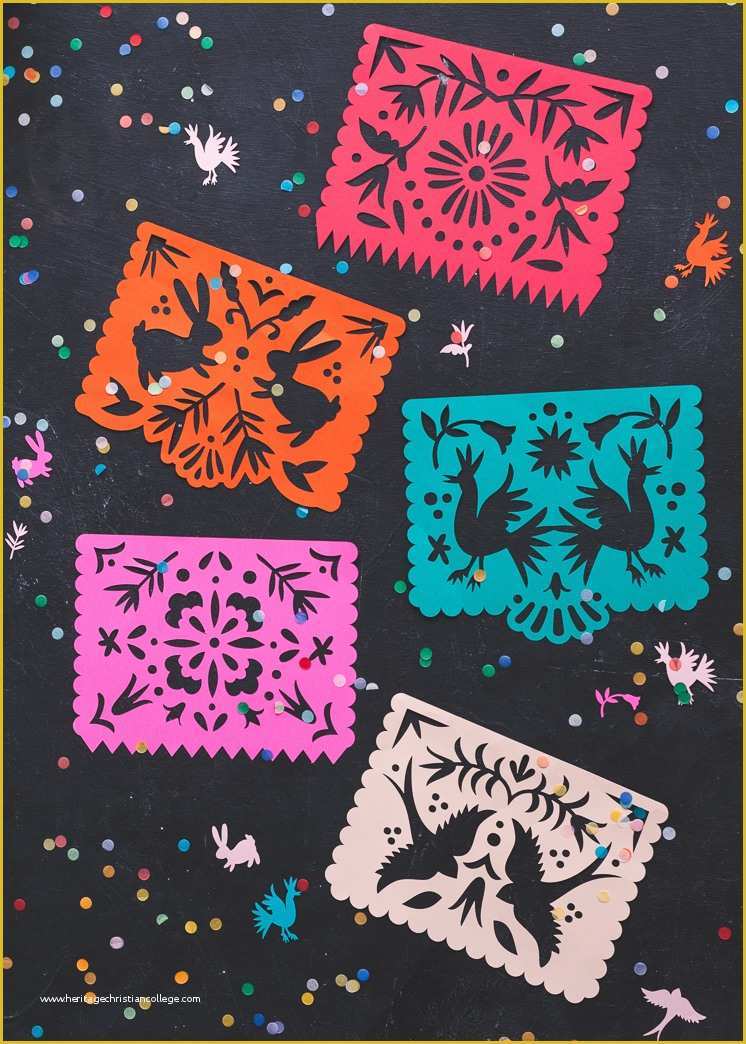 Free Printable Papel Picado Template Of Printable Papel Picado Streamers the House that Lars Built