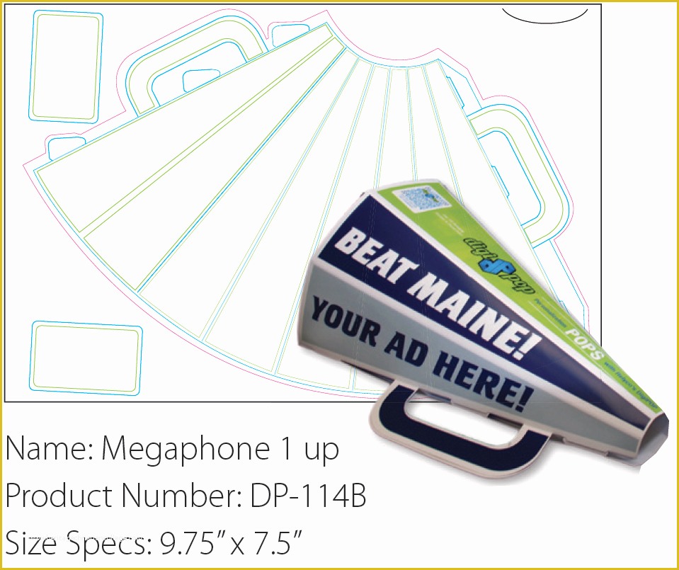 Free Printable Paper Megaphone Template Of Digipop Megaphone Relyco Store