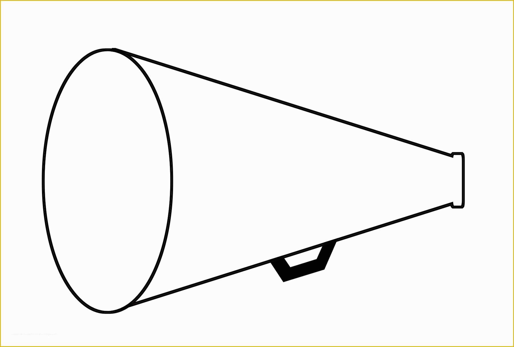 36 Free Printable Paper Megaphone Template