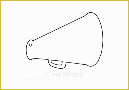 Free Printable Paper Megaphone Template Of Megaphone Template Colouring Pages