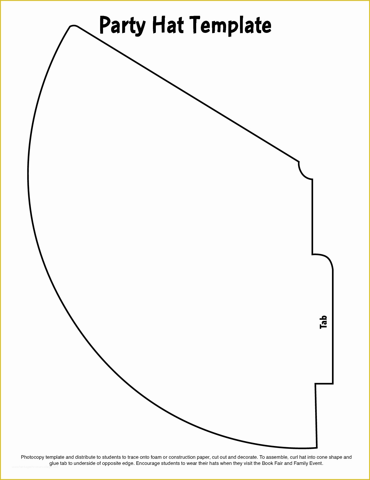  Free Printable Paper Megaphone Template 