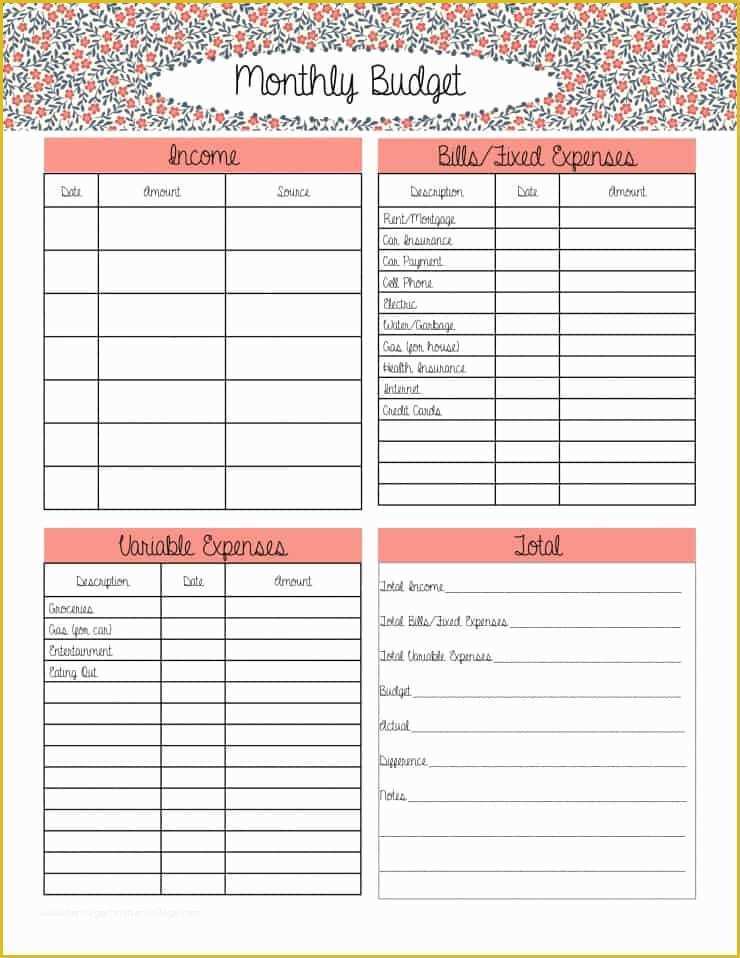 Free Printable Personal Budget Template Of 10 Bud Templates that Will Help You Stop Stressing