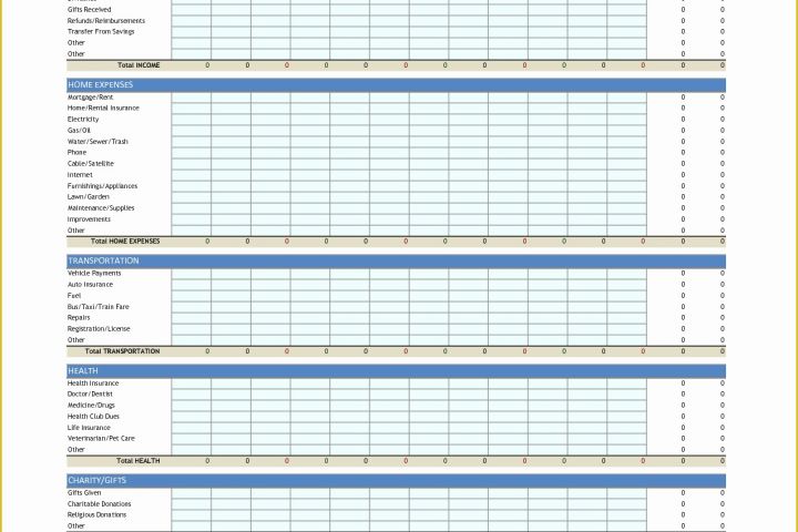 Free Printable Personal Budget Template Of Personal Bud Excel Template Free Excel Bud