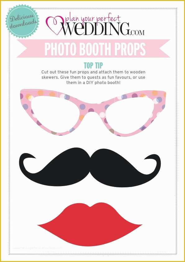 Free Printable Photo Booth Props Template Of 17 Best Images About Diy Booth Props On Pinterest