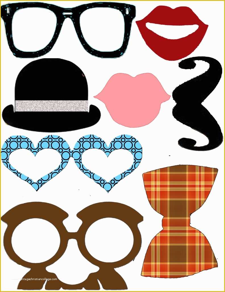 53 Free Printable Photo Booth Props Template | Heritagechristiancollege