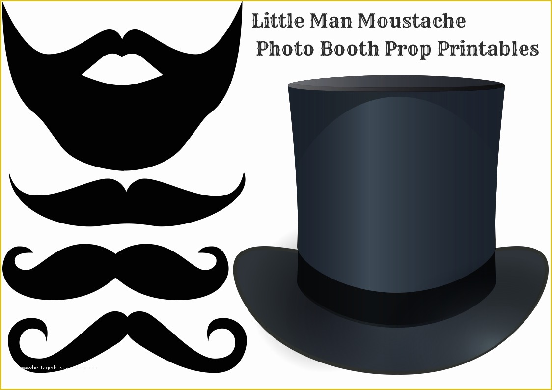 Free Printable Photo Booth Props Template Of Diy Moustache Booth Printable Props Baby Shower Ideas