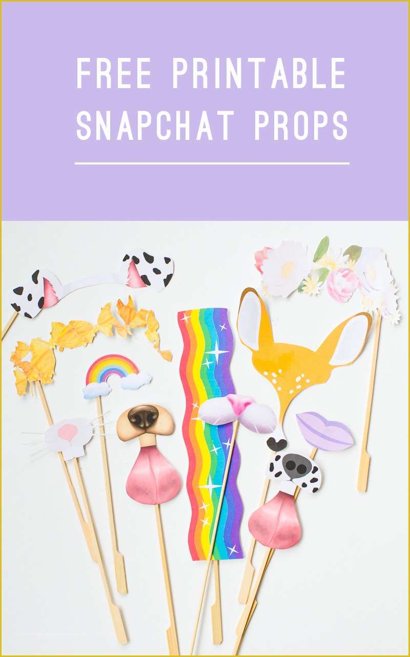 Free Printable Photo Booth Props Template Of Free Printable Photobooth Snapchat Props for Your Wedding
