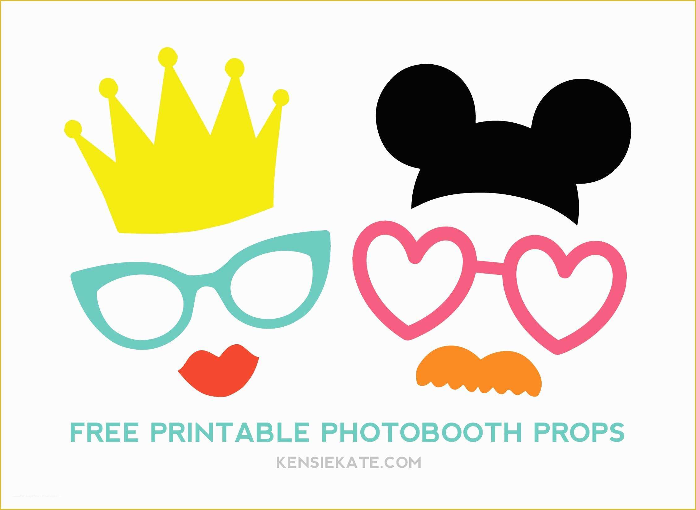 Free Printable Photo Booth Props Template Of More Photobooth Props — Kensie Kate