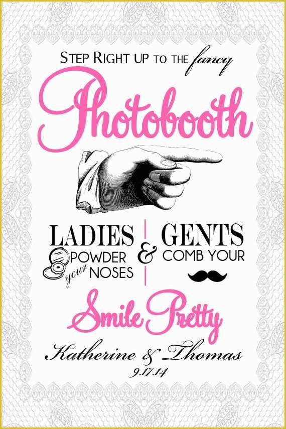 Free Printable Photo Booth Sign Template Of 17 Booth Sign Free Printable Booth